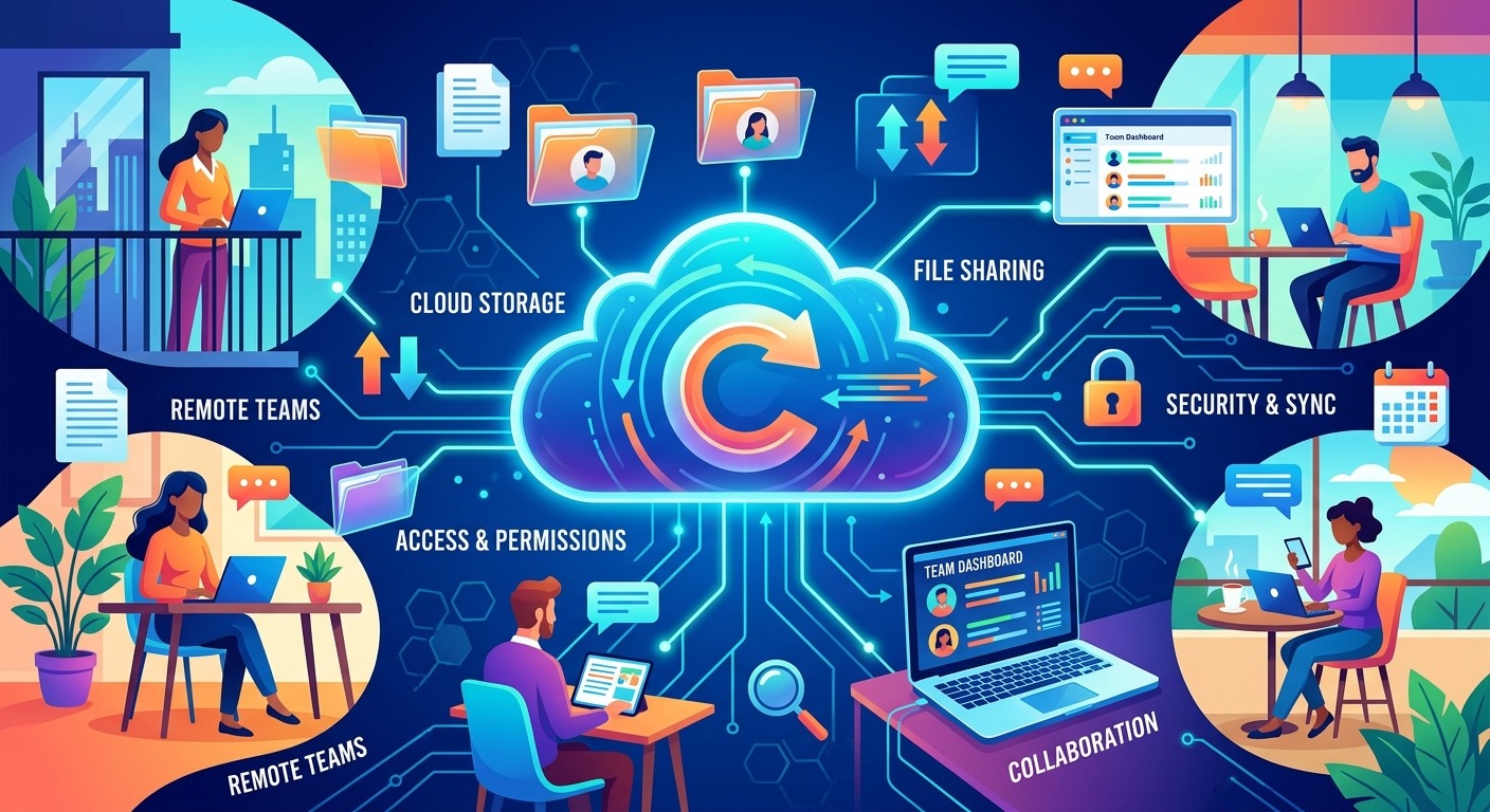 Managing Cloud File Storage and Sharing for Remote Business Teams