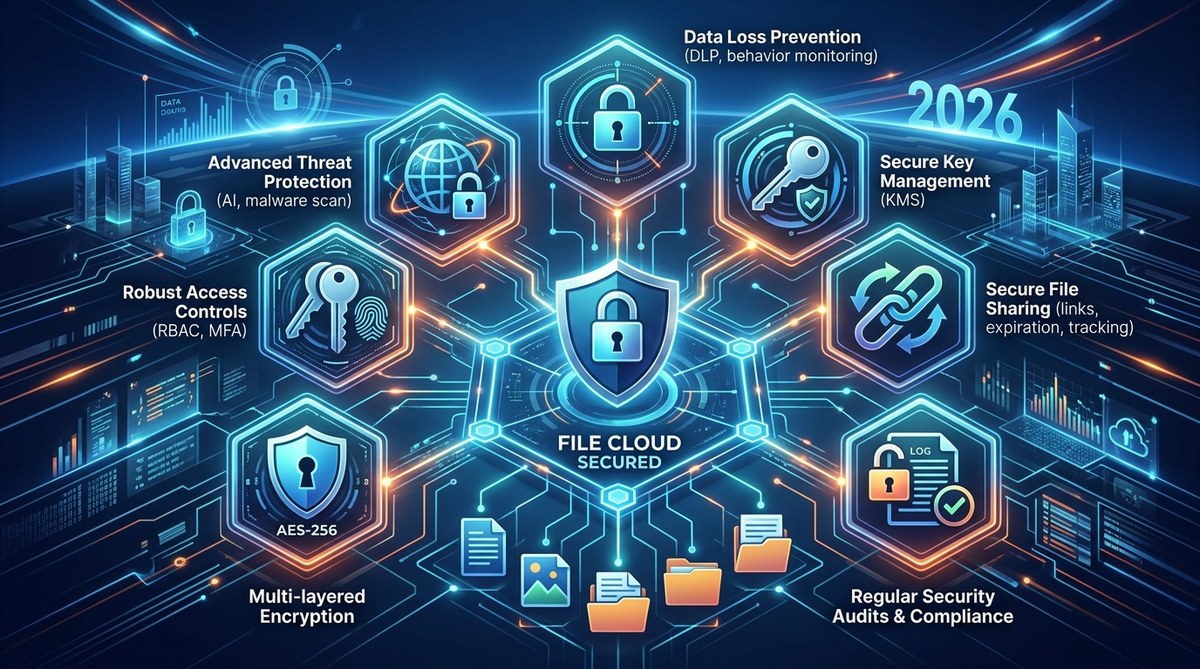 7 File Hosting Security Features That Prevent Data Breaches in 2026
